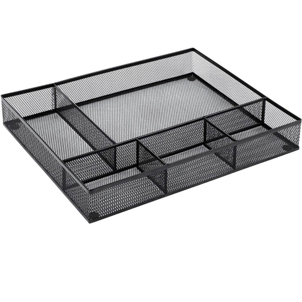 HUANUO Desk Drawer Organizer- 5 Compartments Large Space,16.2 x 12.2 x 2.36 In.